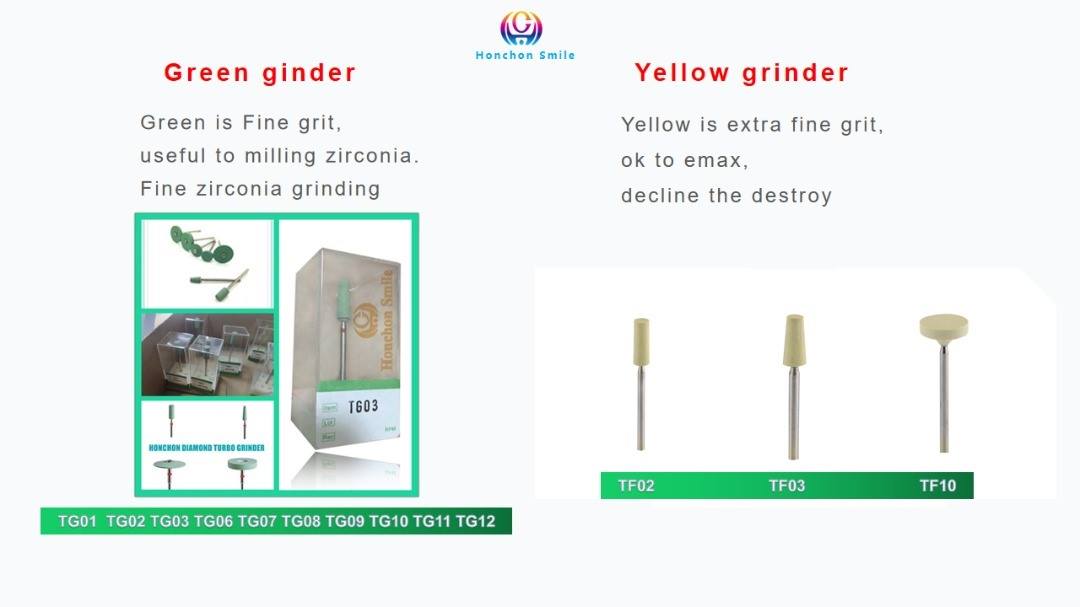 Diamond grinder for dental zirconia Ceramic grinding tools(pic2)