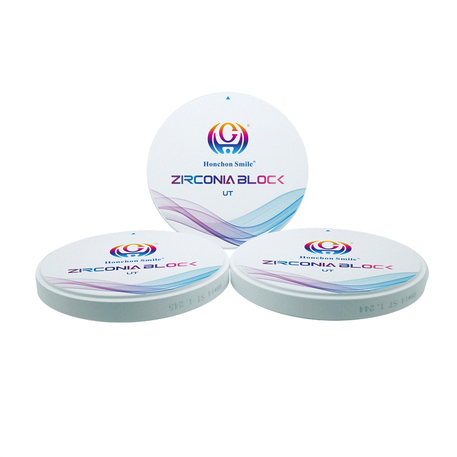 Anterior restoration zirconia block