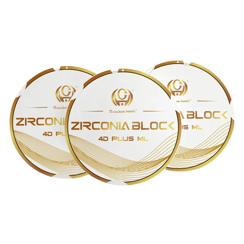 Multilayer dental zirconia block