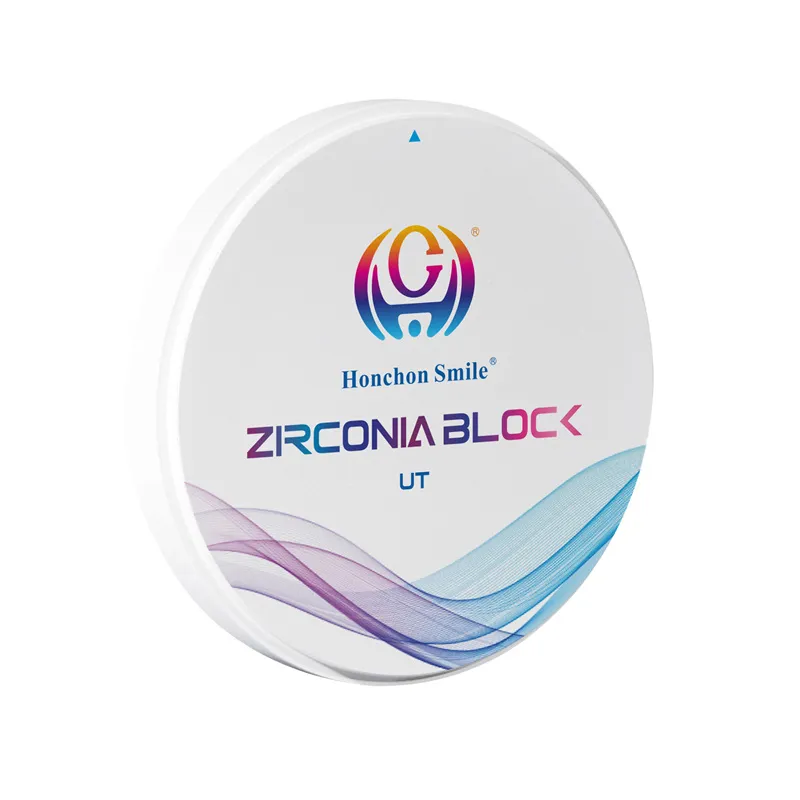 UT white dental zirconia block