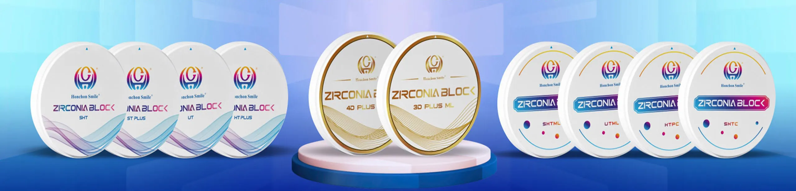 Ultra multilayer zirconia blocks