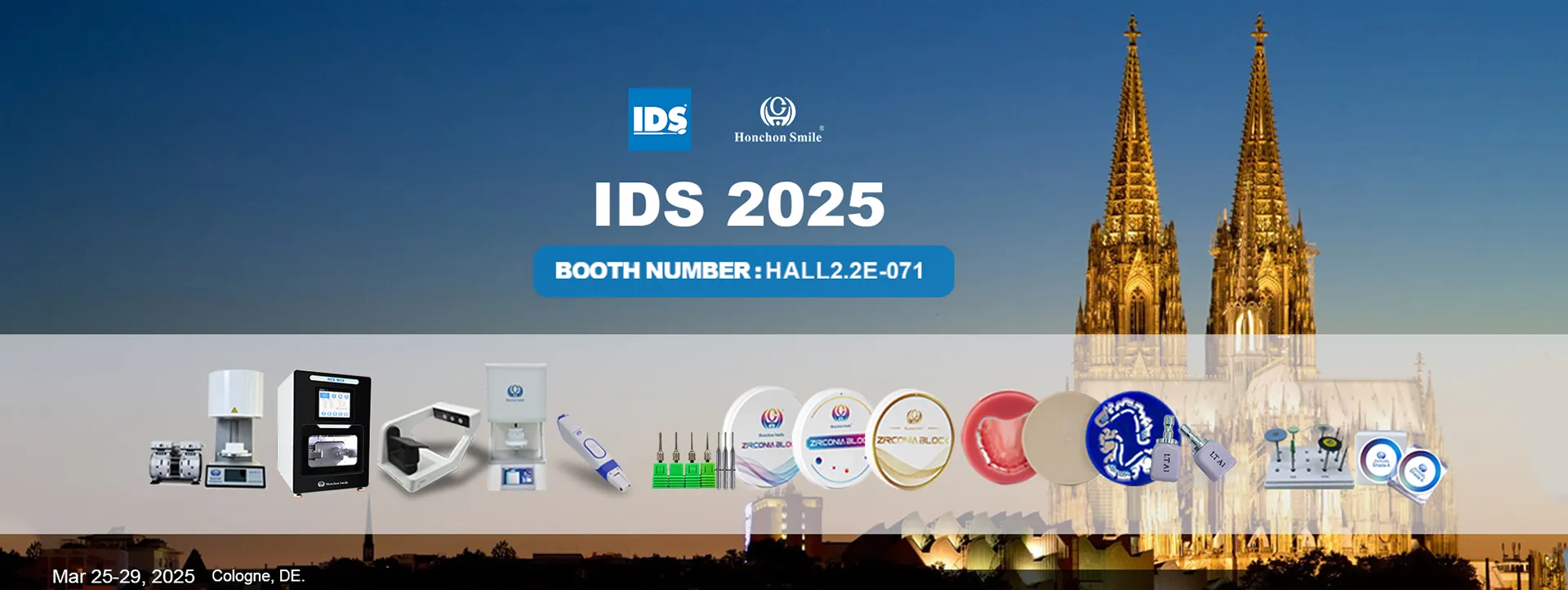HONCHON SMILE will attend IDS 2025 in Germany